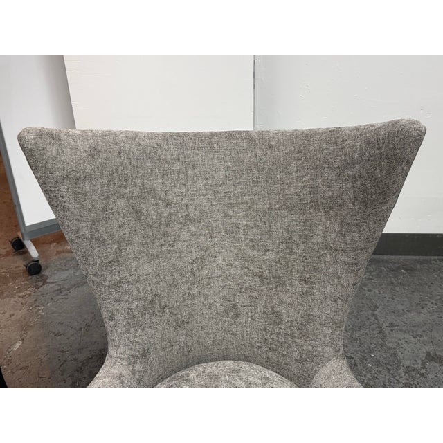 Textile Caracole Whats New Pussycat Wingback Chairs, Pair For Sale - Image 7 of 12