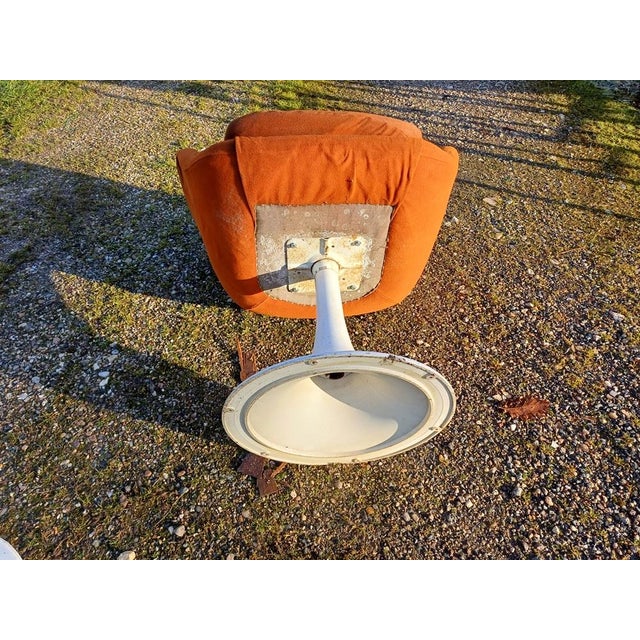Vintage Armchairs in Plastic and Fabric, 1970s, Set of 2 For Sale - Image 6 of 9