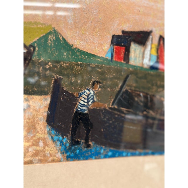 S. Rjellim, Shore, 1950s, Oil on Panel, Framed For Sale - Image 6 of 18