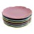 Colorful Pastel Lotus Plates by Lillian Vernon - Set of 6 For Sale