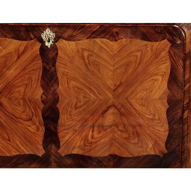 Brown Louis XV Wood Secretary by J. Popsel For Sale - Image 8 of 18
