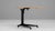 1920s French Cast Iron Folding Table With Wooden Top On Wheels For Sale - Image 4 of 12