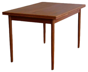 Danish Teak Extendable Dining Table, 1960s