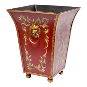 2000s French Tole Flared Cachepot Planter