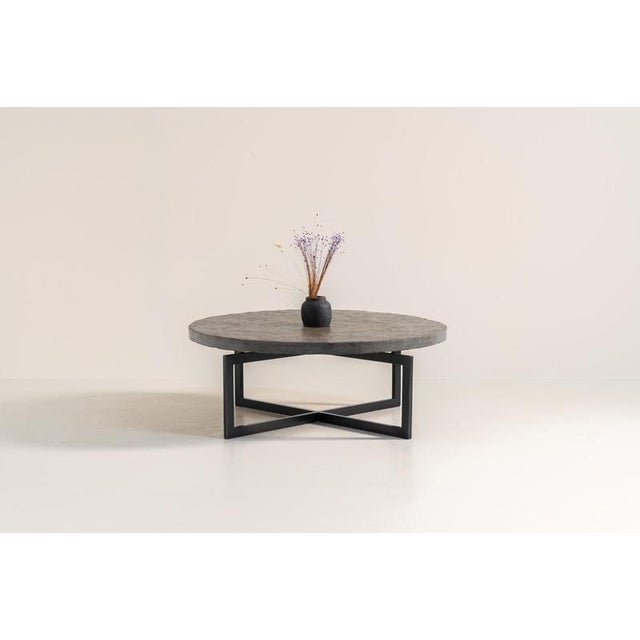 Coffee Table in Norwegian Slate Stone For Sale - Image 13 of 13
