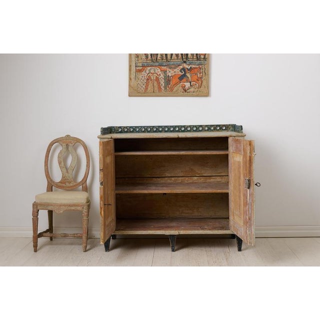 Gustavian (Swedish) Antique Swedish Country Buffet For Sale - Image 3 of 13