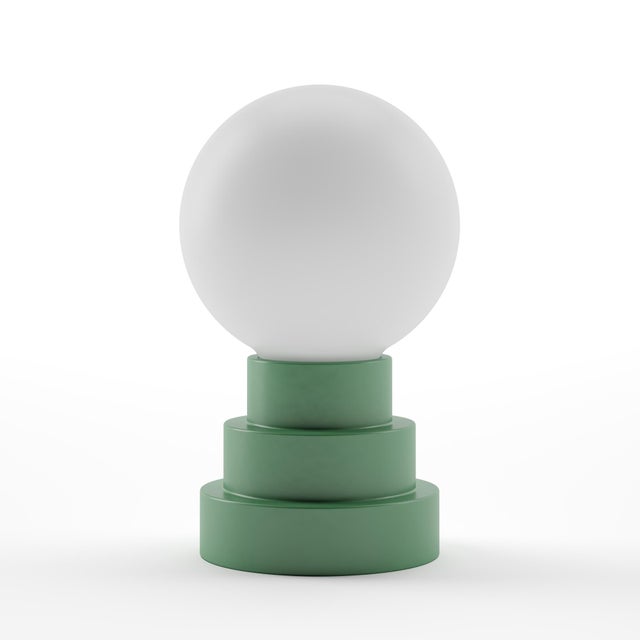 GLOBE Rechargeable Cordless LED Table Lamp, 3-Levels Brightness Touch Sensor Control, Moss For Sale - Image 12 of 14