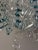 Metal Murano Glass Ceiling Light in the style of Angelo Mangiarotti for Vistosi, 1960 For Sale - Image 7 of 10