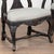 Pair of 19th Century Black Painted Swedish Rococo Armchairs For Sale - Image 10 of 16