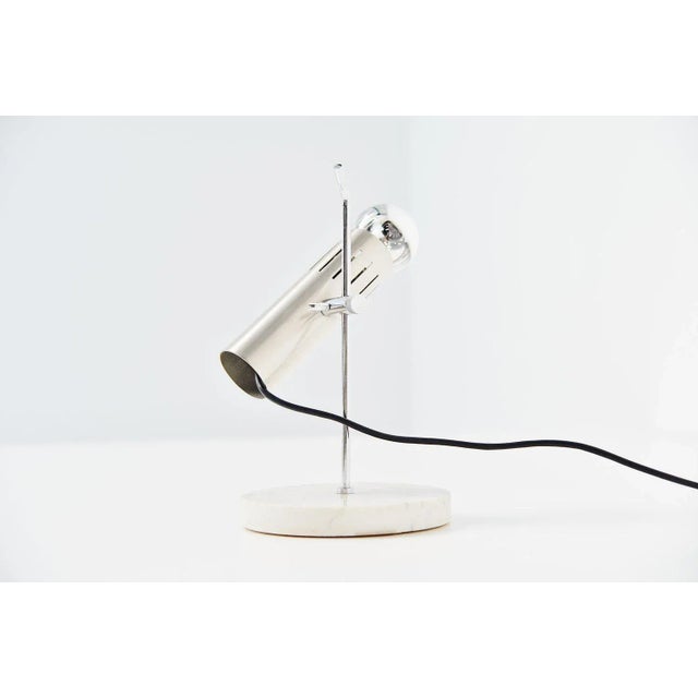 Metal A4 Table Lamp attributed to Alain Richard, France, 1958 For Sale - Image 7 of 9