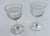 Clear Wheel-Etched Cordial Vintage Glasses - A Pair For Sale - Image 14 of 14