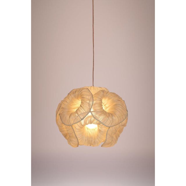 Anemone pendant lamp by Mirei Monticelli Dimensions: D 35 cm Materials: Banaca fabric The simple elegance of the Anemone...