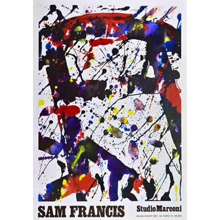 Sam Francis, Exhibition Poster, 1983, Lithograph For Sale
