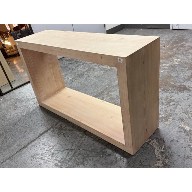 Pottery Barn Folsom Console Table, Desert Pine For Sale In San Francisco - Image 6 of 12