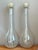 Mid-Century Modern Vintage Monumental Murano Handblown Glass Bottles With Stoppers - Pair For Sale - Image 3 of 18