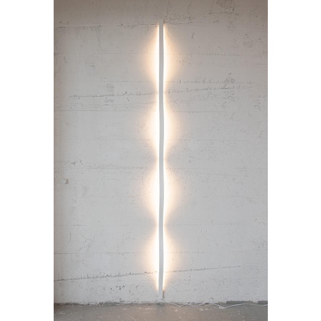 Array Sine Light in White Powdercoated by ARRAY Lighting, in New conditions. Designed from 2000 European Plug (up to 250V).