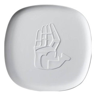 Unglazed Porcelain Tray by Le Corbusier for Cassina For Sale