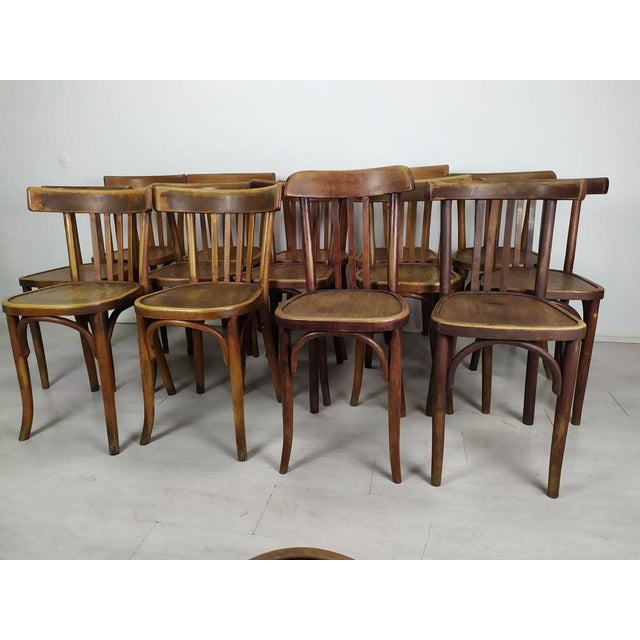 Bistro Chairs, 1920s, Set of 14 For Sale - Image 4 of 18