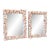 Custom Coastal Organic Sculptural Pink Seashell Wall Mirror For Sale