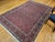 Textile Vintage Persian Bidjar Rug, Hand-Knotted Wool, Allover Herati Geometric Pattern, Red & Navy, 7x10 For Sale - Image 7 of 18