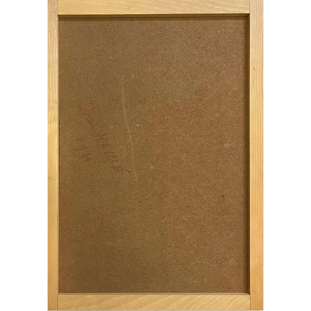 Jean Krille, Landscape 118, Oil on Masonite, 1979 For Sale - Image 10 of 12