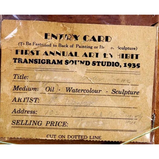 A Winters Night by Frederick Wagner For Sale - Image 5 of 5