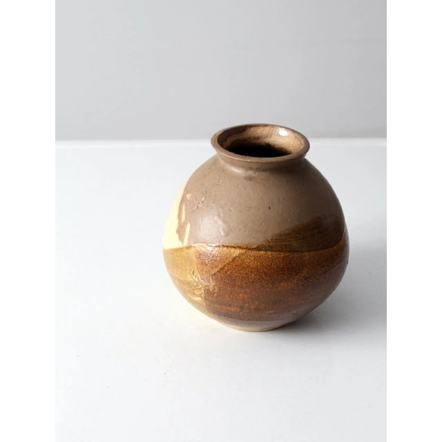 Vintage Studio Pottery Vase For Sale - Image 6 of 11