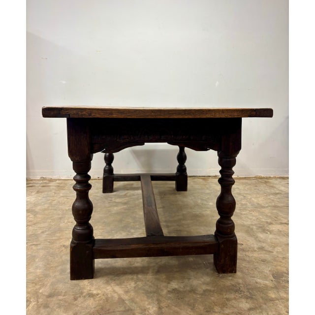 19th Century English Oak Table For Sale - Image 9 of 10