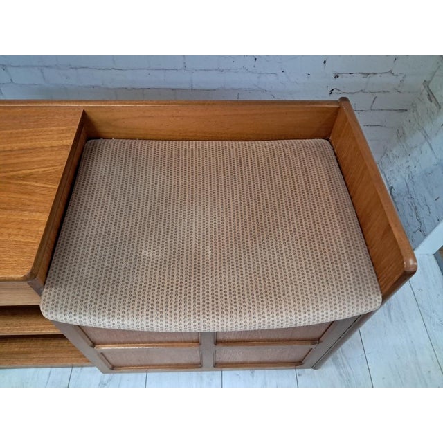 Mid-Century Modern Nathan Hallway Telephone Bench from Parker Knoll, 1970s For Sale - Image 15 of 18