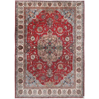 Middle Eastern Hand-Knotted Rug For Sale