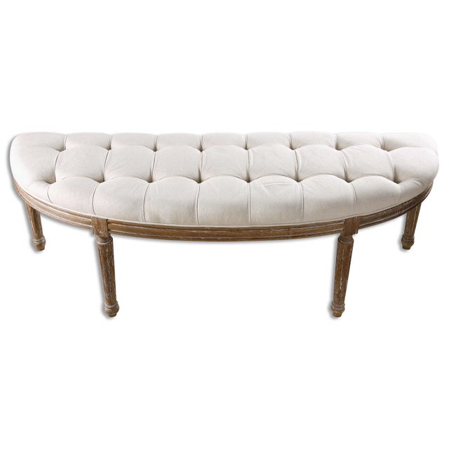 Demi Lune Bench | Chairish