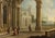 Pier Francesco Garola, Architectural Capriccio Landscape, 1700, Oil on Canvas For Sale - Image 6 of 14