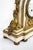 Antique 19th Century Napoleon III Triptych Clock in Gilded bronze and White Statuary Marble, Set of 3 For Sale - Image 5 of 7