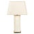 Large French Mid-Century Rectangular Travertine Table Lamp With Brass Base, 1960s For Sale - Image 11 of 12