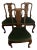 Queen Anne Style Dining Chairs, Set of 3 For Sale
