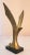 Brass Vintage Brass Brutalist Abstract Mid Century Bird Sculpture For Sale - Image 8 of 11