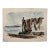 Henry Emil Salloch Original Watercolor on Paper Grand Gréves, 1957. For Sale