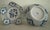 Two Antique Meissen Blue Onion reticulated serving dishes with crossed swords hallmark For Sale - Image 10 of 17