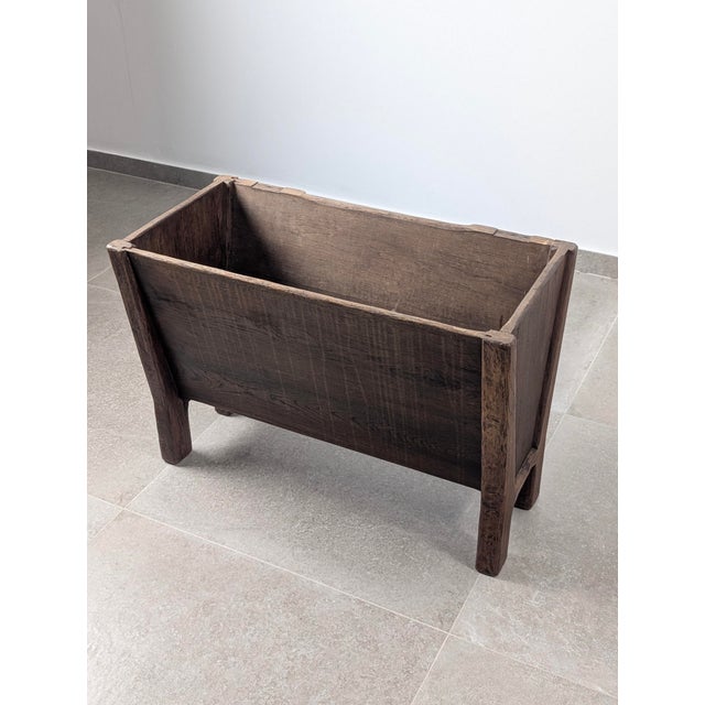 Wabi-Sabi Wooden Planter, Aarhus, Denmark, 1940s For Sale - Image 10 of 18