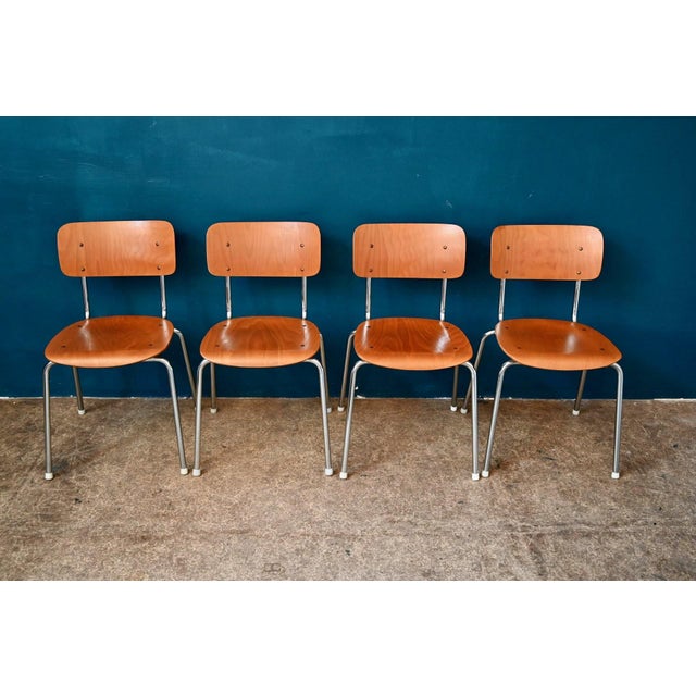Tubular Chrome Chairs, 1970s, Set of 4 For Sale - Image 4 of 8