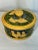 Mid-Century Modern Vintage George Jones Style Majolica Biscuit Container For Sale - Image 3 of 11