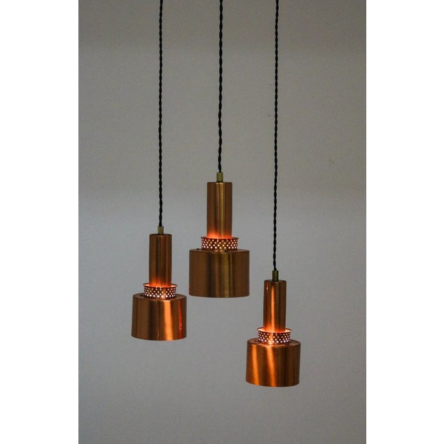 Metal Copper T292 Pendant by Hans-Agne Jakobsson, 1960s For Sale - Image 7 of 8