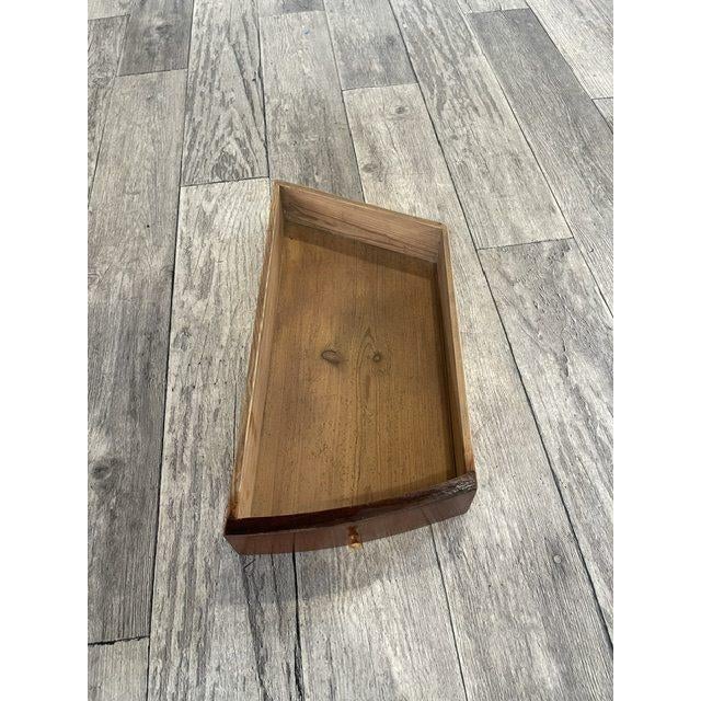 Antigue Biedermeier Corner Cabinet in Walnut Veneer, 1860s For Sale - Image 13 of 18