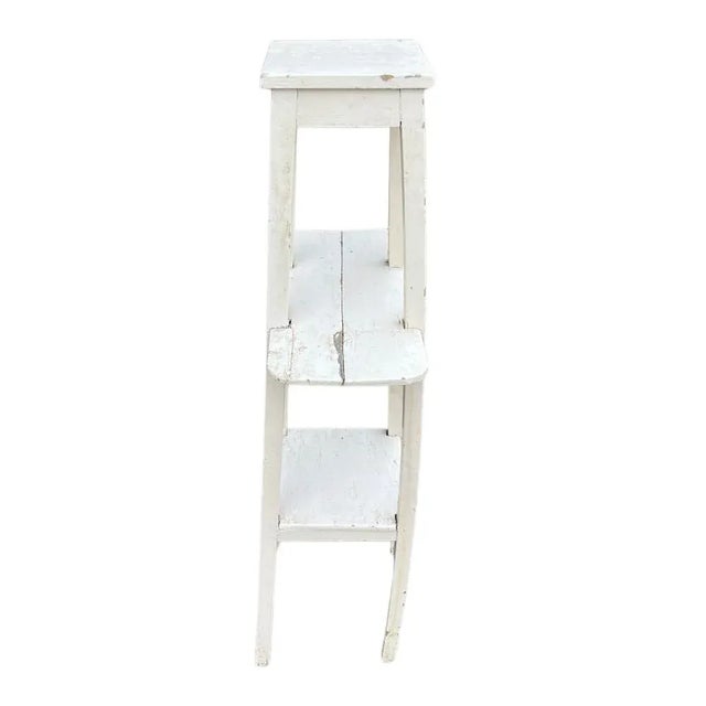 The vintage wooden flower stand from Hungary is a charming piece, crafted with a traditional Hungarian design. Made from...