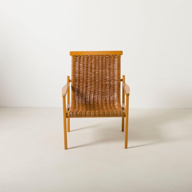 Wicker Lounge Chairs from Uluv, Former Czechoslovakia, 1960s, Set of 2 For Sale - Image 9 of 10