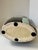 Large Signed Architectural Studio Pottery Vessel in Black, White & Celadon, Handmade Ceramic Vase For Sale - Image 4 of 11