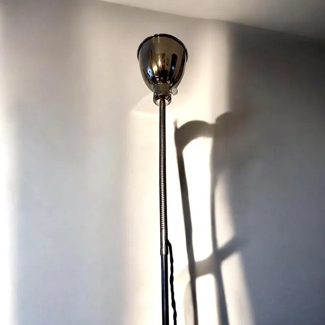 German Modern Bauhaus Floor Lamp by Christian Dell for Bünte & Remmler, 1930s For Sale - Image 14 of 18