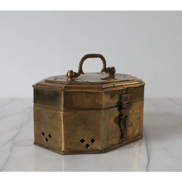 Vintage Brass Cricket Trinket Box For Sale - Image 9 of 12