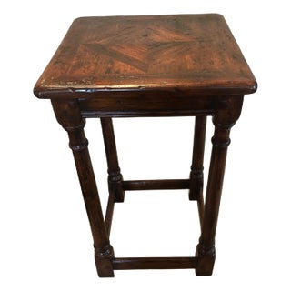 Theodore Alexander Castle, Bromwich, Antique Wood Pedestal Table For Sale