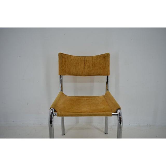 1980s Chrome Dining Chairs attributed to Viliam Chlebo, Czechoslovakia, 1980s, Set of 4 For Sale - Image 5 of 17